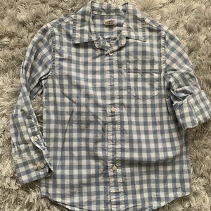 JCrew Boy's long-sleeve flex patterned washed